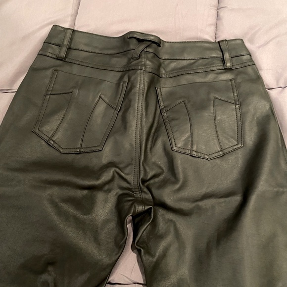 Tripp High Waist Faux Leather Pants (SIZE 9/29) - Picture 5 of 7